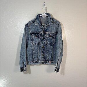 Vintage Georges Marciano Guess Jacket Mens Medium Acid Wash Denim Trucker USA